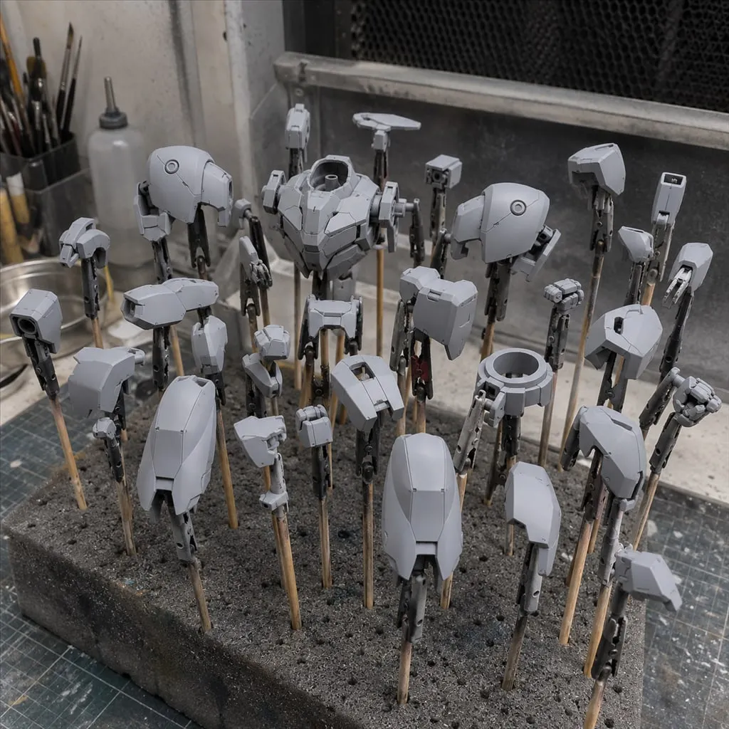製作記②：サフ吹き完了 1/1